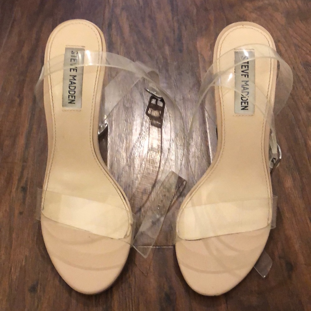 Steve Madden Teena clear heels